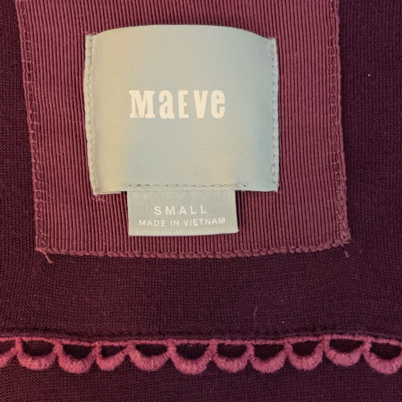 Burgundy dress by Maeve - Picture 4 of 4